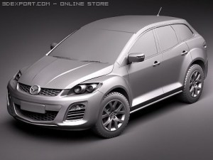 Mazda CX-7 2010 3D 모델