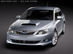 Subaru Impreza WRX STI Sedan Modelo 3D