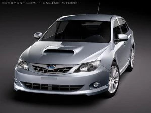 Subaru Impreza WRX STI Sedan 3D Model