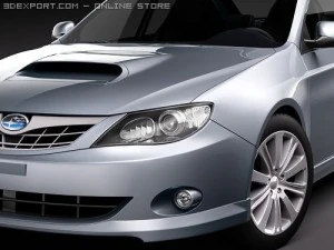 Subaru Impreza WRX STI Sedan 3D Model