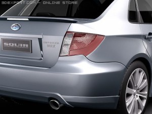Subaru Impreza WRX STI Sedan Modelo 3D