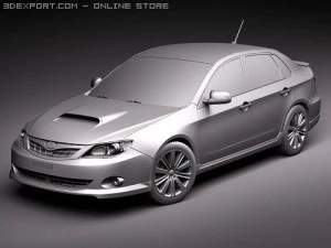 Subaru Impreza WRX STI Sedan 3D Model