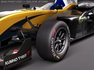 Formula F3 Sam Bird 3D Model