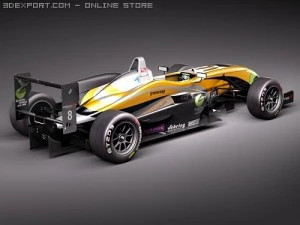 Formula F3 Sam Bird 3D Model