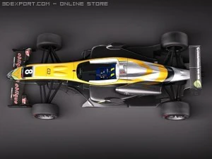 Formula F3 Sam Bird 3D Model