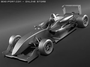Formula F3 Sam Bird 3D Model