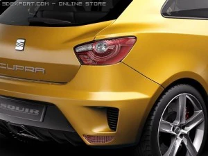Seat Ibiza Cupra 2010 3D Model