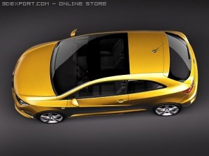 Seat Ibiza Cupra 2010 3D Модель