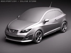 Seat Ibiza Cupra 2010 3D Model