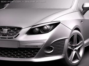 Seat Ibiza Cupra 2010 3D Model