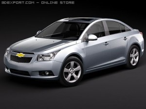 Chevrolet Cobalt Cruze Midpoly 3D मॉडल