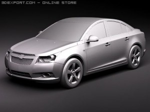 Chevrolet Cobalt Cruze Midpoly 3D Модель
