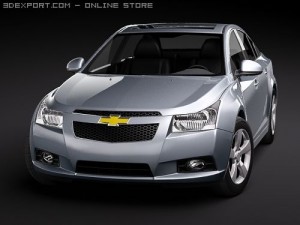 Chevrolet Cobalt Cruze Midpoly 3D Модель