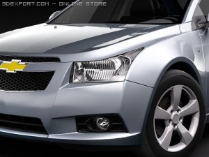 Chevrolet Cobalt Cruze Midpoly 3D Модель