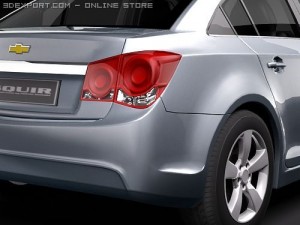 Chevrolet Cobalt Cruze Midpoly 3D Модель