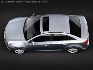 Chevrolet Cobalt Cruze Midpoly 3D Модель