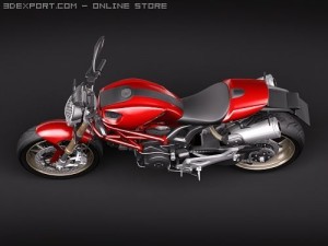 Ducati Monster 1100s Modelo 3D