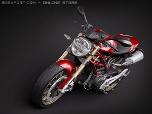 Ducati Monster 1100s Modelo 3D
