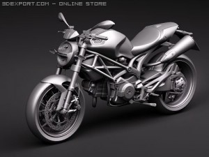 Ducati Monster 1100s Modelo 3D