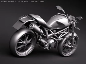 Ducati Monster 1100s 3D Model