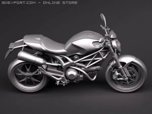 Ducati Monster 1100s 3D Model