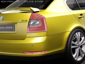 Skoda Octavia RS Sedan 2010 Model 3D