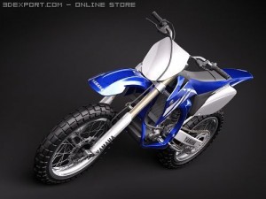 Yamaha YZ450F Offroad Enduro 3D Модель