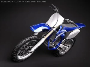 Yamaha YZ450F Offroad Enduro Model 3D