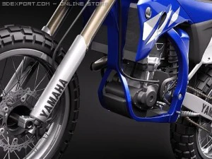 Yamaha YZ450F Offroad Enduro Model 3D