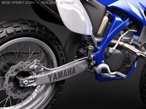 Yamaha YZ450F Offroad Enduro Model 3D