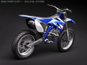 Yamaha YZ450F Offroad Enduro Model 3D