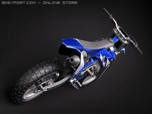 Yamaha YZ450F Offroad Enduro Model 3D