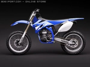 Yamaha YZ450F Offroad Enduro Model 3D