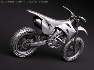 Yamaha YZ450F Offroad Enduro 3D Модель