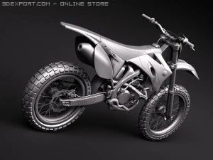 Yamaha YZ450F Offroad Enduro Model 3D