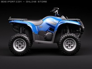 Yamaha Grizzly 700FI 3D 모델