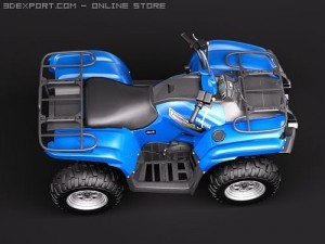 Yamaha Grizzly 700FI 3D 모델