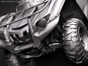 Yamaha Grizzly 700FI 3D 모델