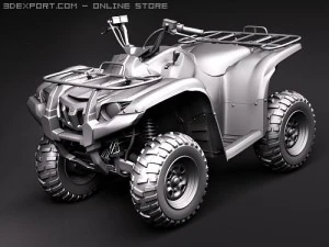 Yamaha Grizzly 700FI 3D Model
