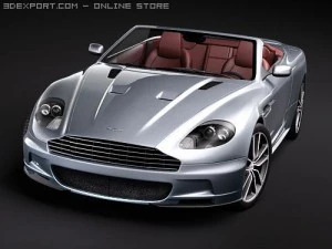 Aston Martin DBS Volante 2010 3D Model