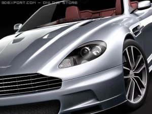 Aston Martin DBS Volante 2010 3D Model