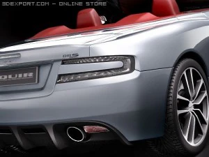 Aston Martin DBS Volante 2010 3D Model