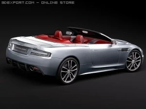 Aston Martin DBS Volante 2010 3D Model