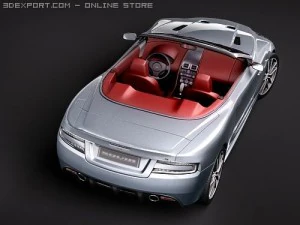 Aston Martin DBS Volante 2010 3D Model