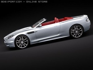 Aston Martin DBS Volante 2010 Model 3D