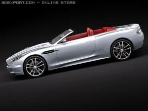 Aston Martin DBS Volante 2010 3D Model