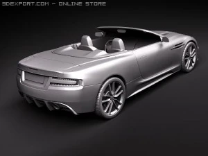 Aston Martin DBS Volante 2010 3D Model