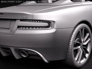 Aston Martin DBS Volante 2010 3D Model