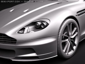 Aston Martin DBS Volante 2010 Model 3D