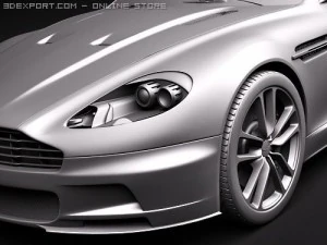 Aston Martin DBS Volante 2010 3D Model